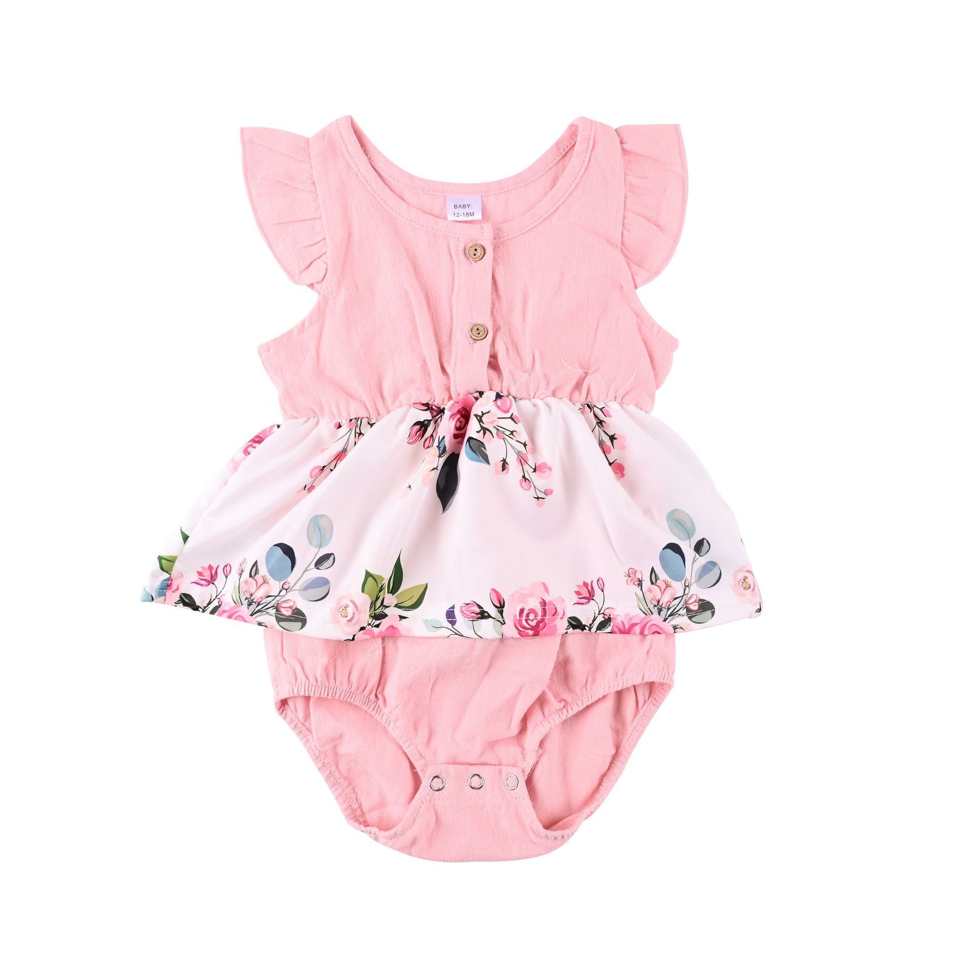 Mommy and Me Dresses Casual Floral Family Outfits Summer Matching Maxi Dress With Pockets