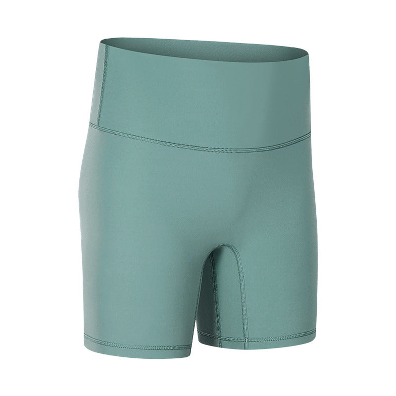 Women Running Workout High Waist Sport Premium Yoga Shorts Pants With Pockets