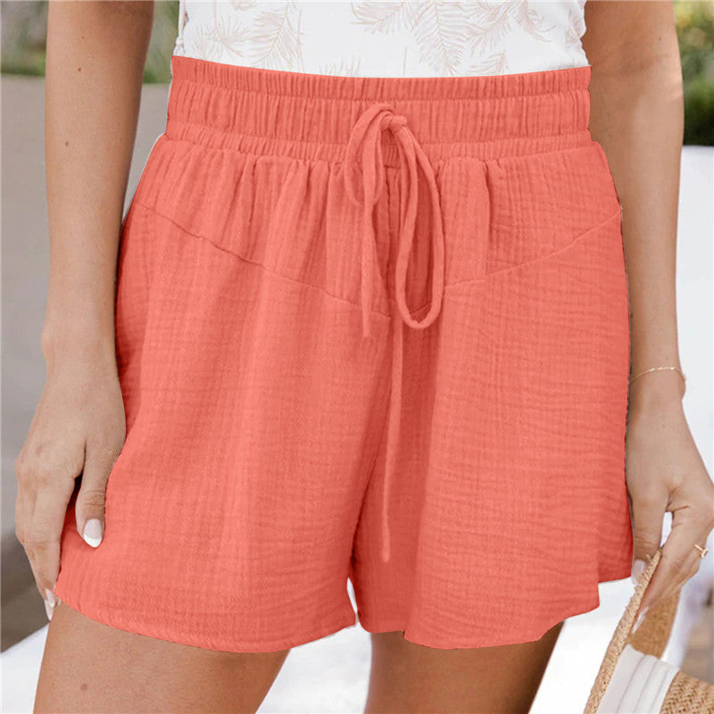 Women's New Loose Double Layer Casual Wide Leg Pants