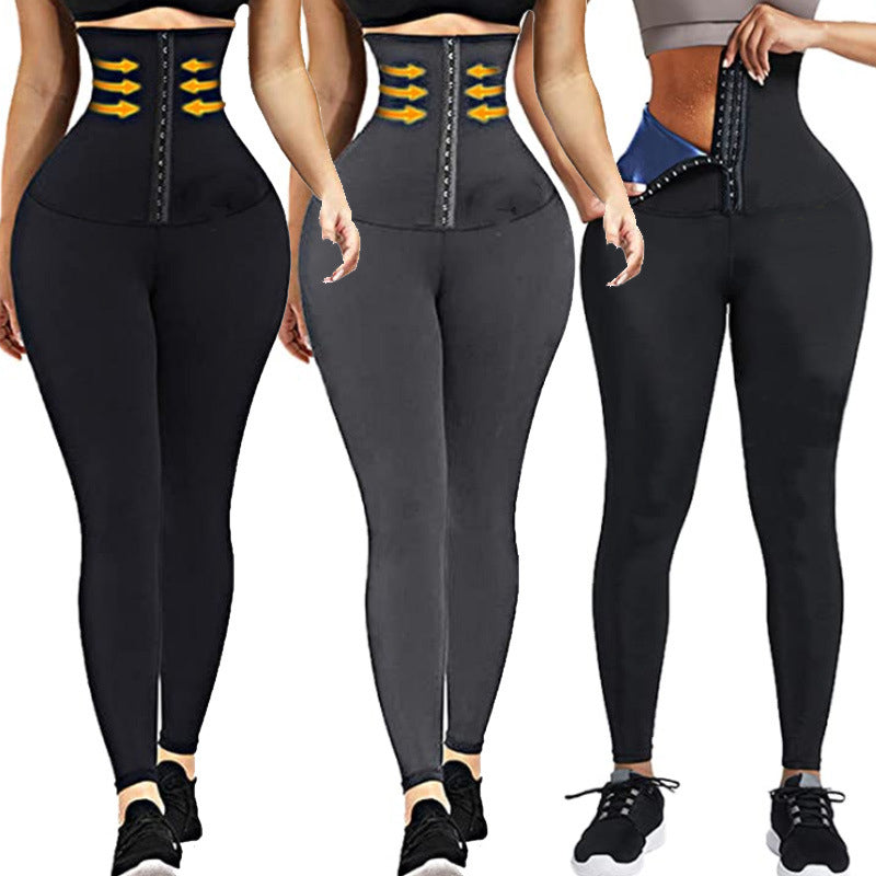 Comfortable High Waisted Stretchy Yoga Leggings with Tummy Control Waist For Women