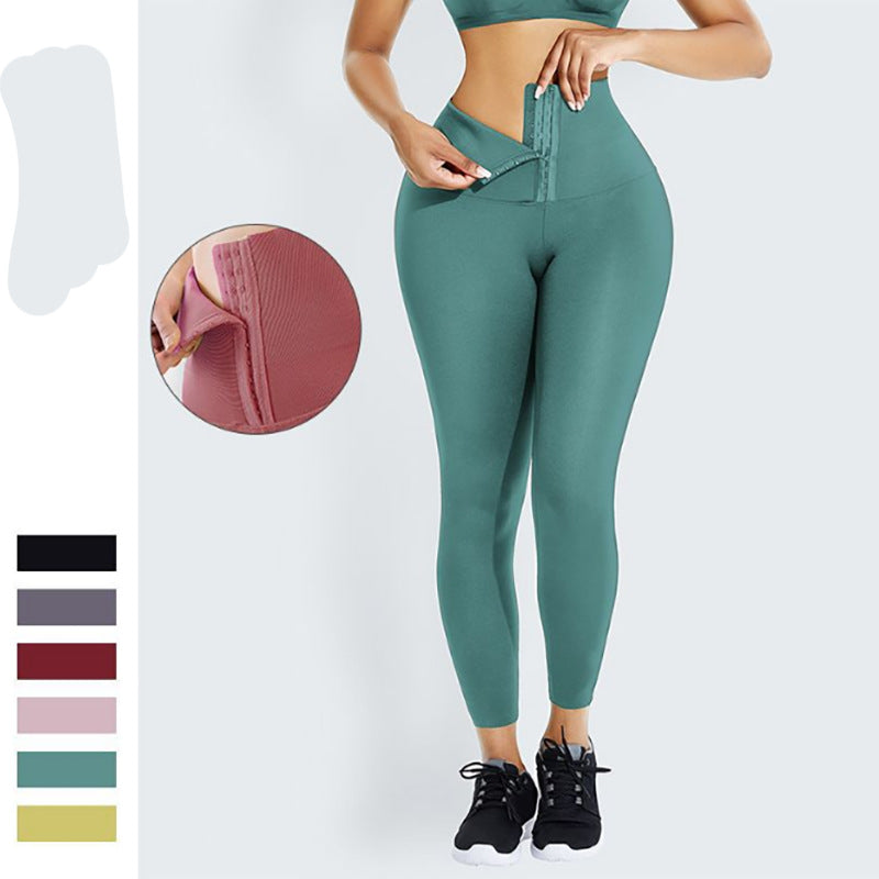 Comfortable High Waisted Stretchy Yoga Leggings with Tummy Control Waist For Women