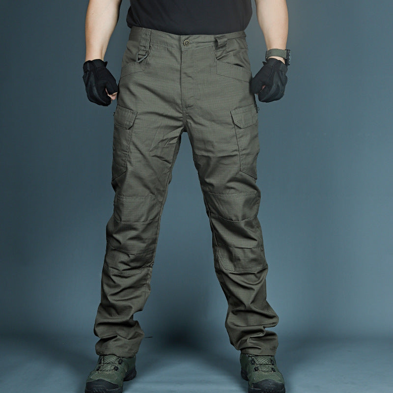 Men's Outdoor Hiking Mountaineering Camping Camo Multi Pocket Trousers