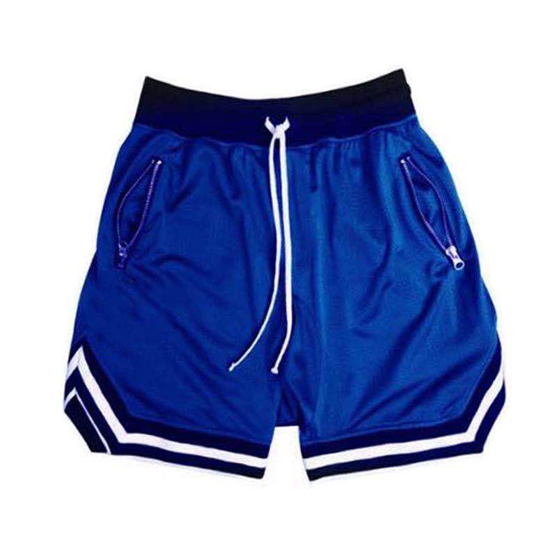 Summer Sports Breathable Fitness Striped Elastic Shorts