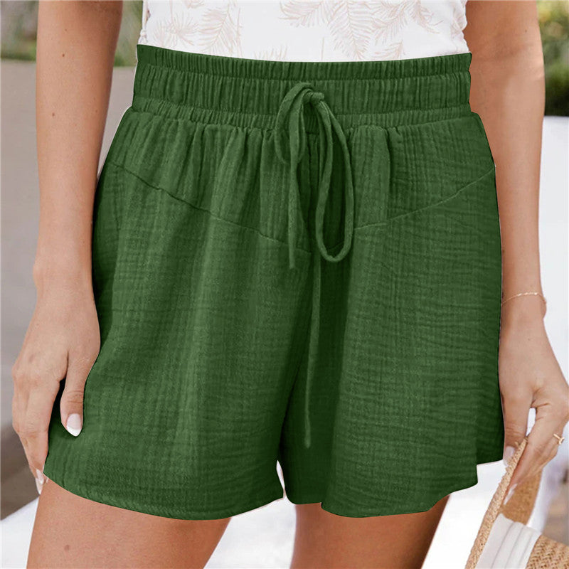 Women's New Loose Double Layer Casual Wide Leg Pants
