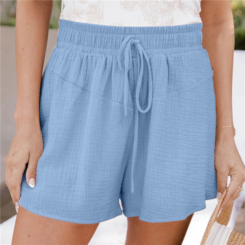 Women's New Loose Double Layer Casual Wide Leg Pants