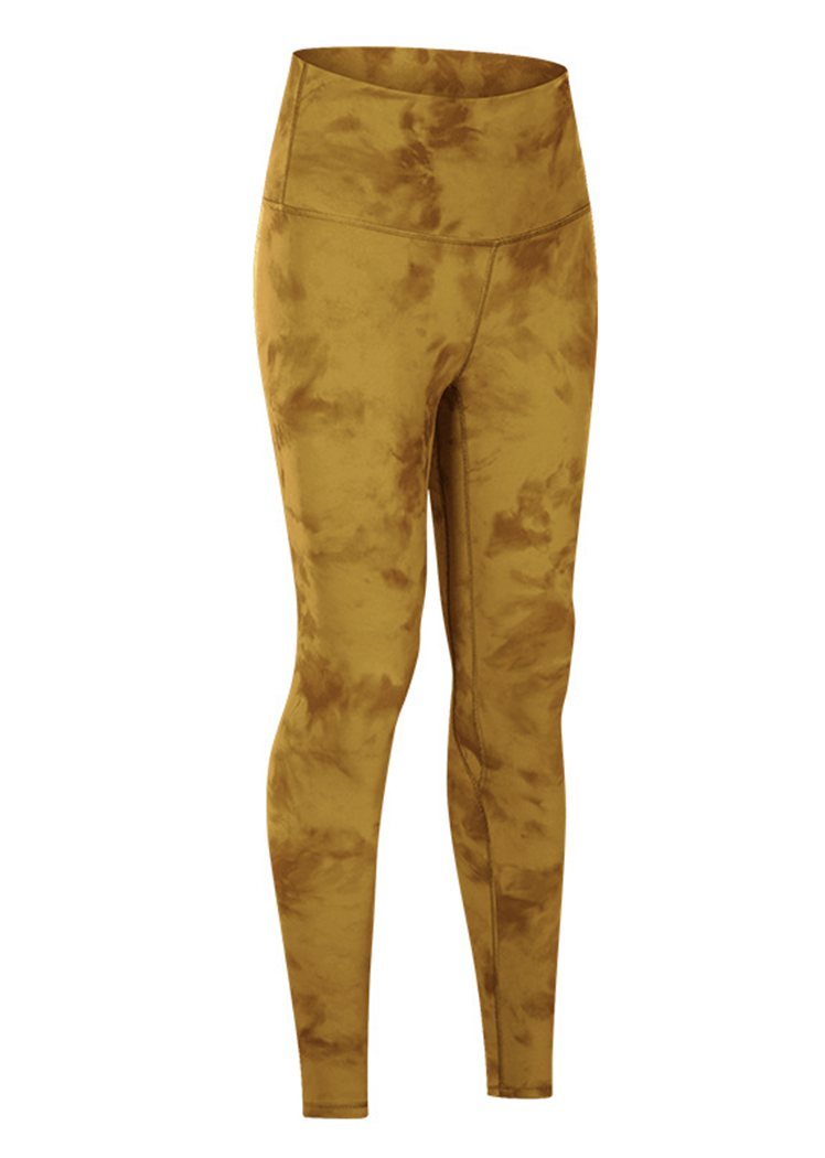 Camouflage Yoga Leggings High Waist Pants with Hidden Pocket
