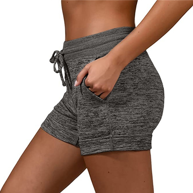Soft and Comfy Activewear Lounge Shorts with Pockets and Drawstring for Women